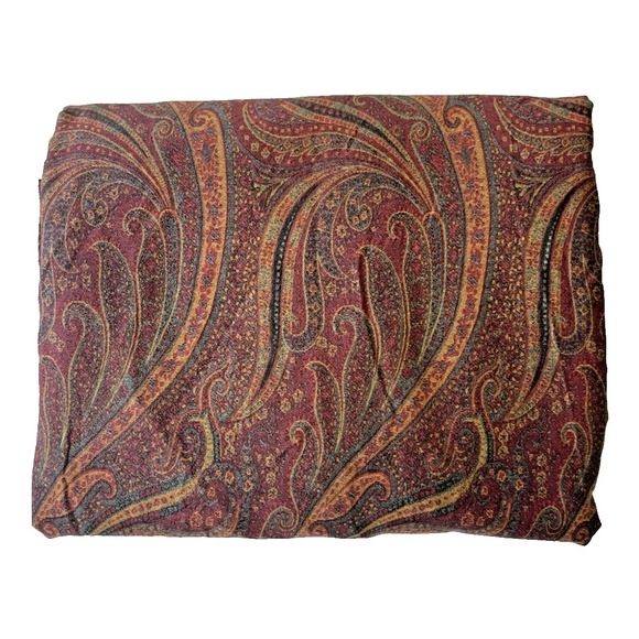 Ralph Lauren Great Barrington Paisley Full/Queen Size Duvet Comforter‎ Cover - Picture 1 of 9